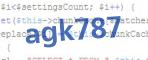 verification code