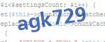 verification code